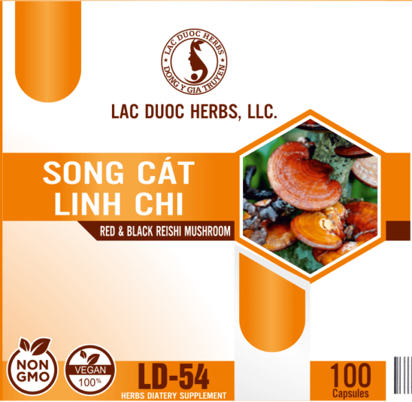 LD-54 SONG CÁT LINH CHI (RED & BLACK REISHI MUSHROOM)